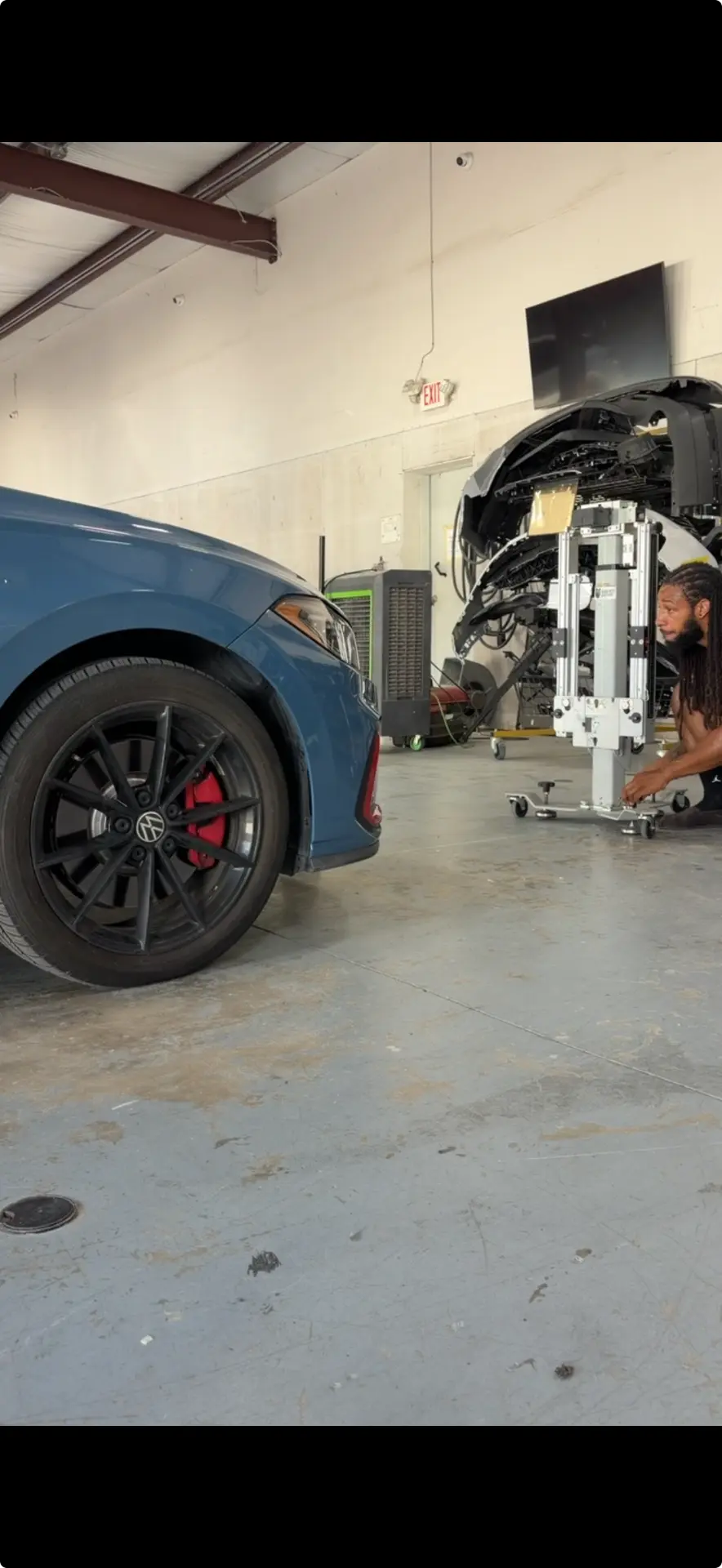 2026 Volkswagen Jetta — front radar calibration — ADAS Calibration by Black Wolf Solutions