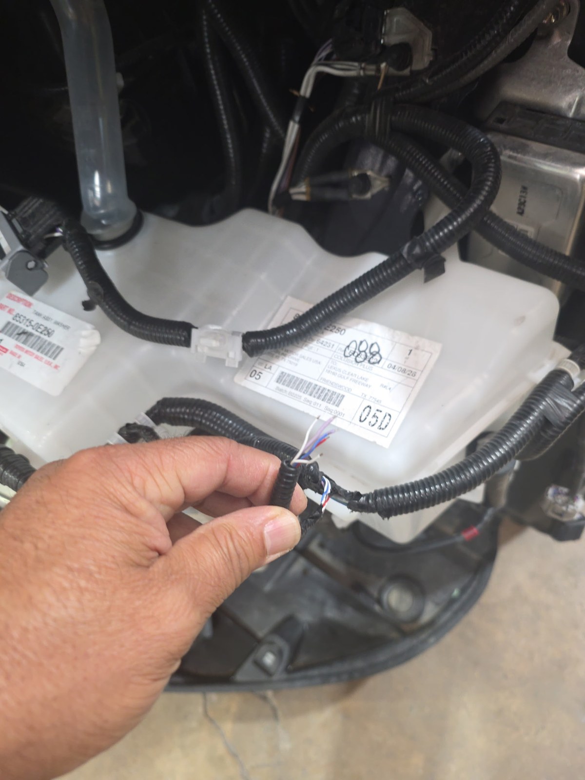 2023 Lexus RX350 — connector and wiring — Wiring Repair by Black Wolf Solutions