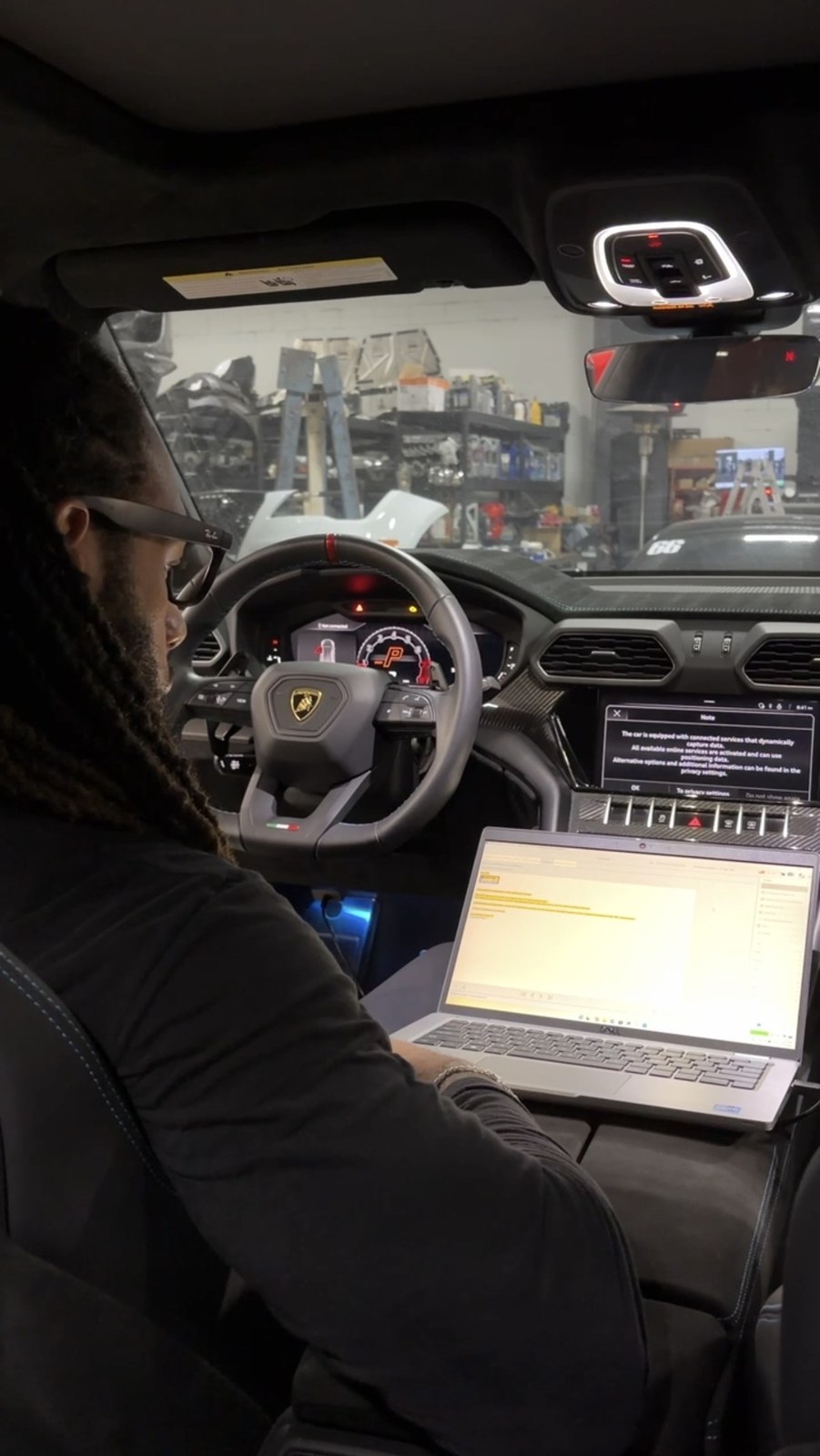 2024 Lamborghini Urus Performante — front driver-assistance programming — Programming by Black Wolf Solutions