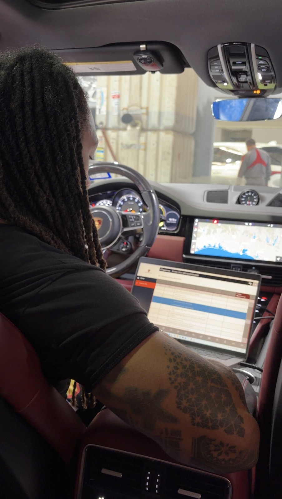 2020 Porsche Cayenne — blind-spot module programming — Programming by Black Wolf Solutions