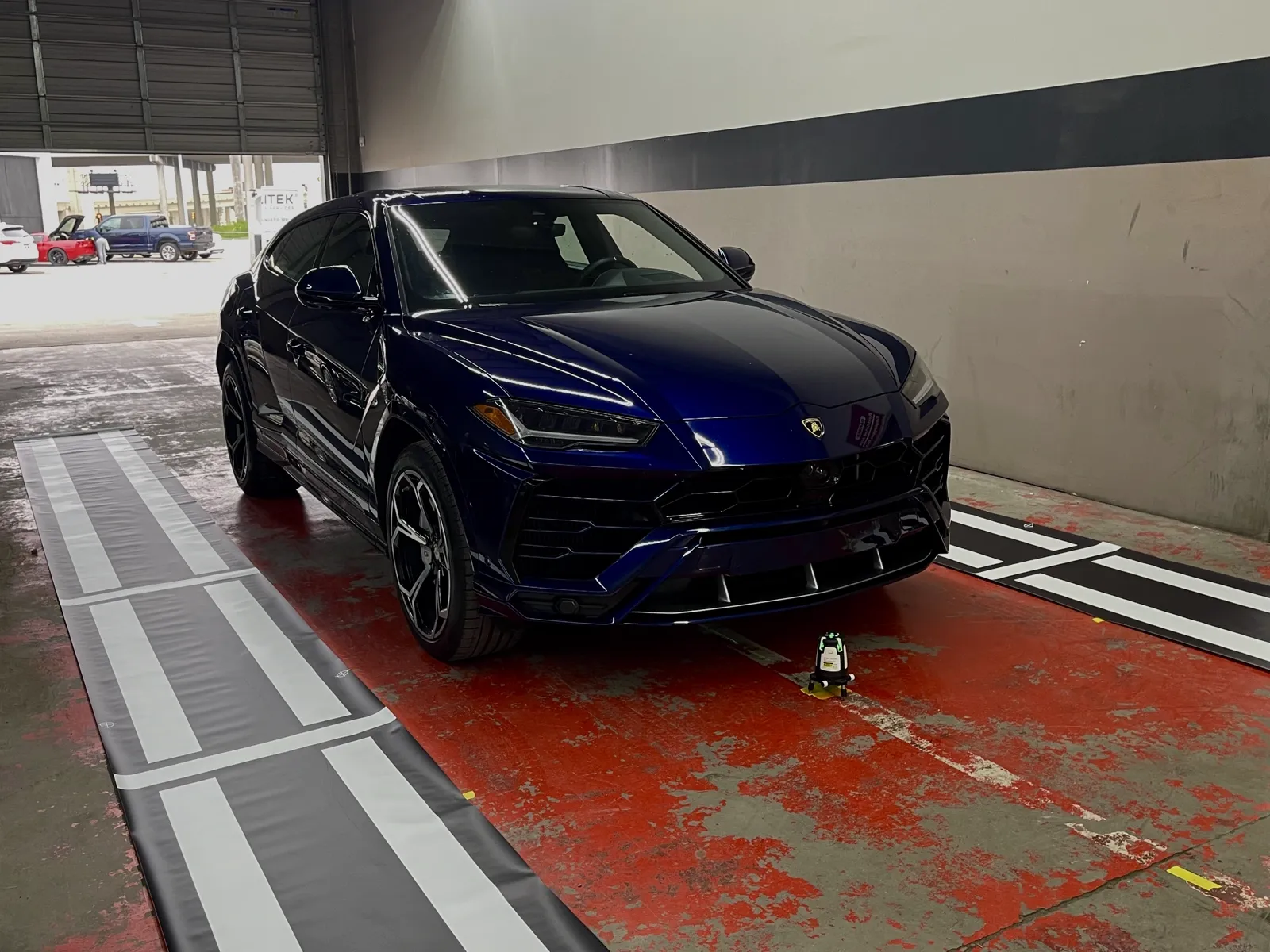 ADAS Calibration & System Commissioning performed onsite at a Houston or Dallas–Fort Worth repair facility